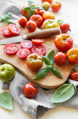 Fresh organic tomatoes