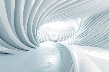 Futuristic 3D Virtual Space Background