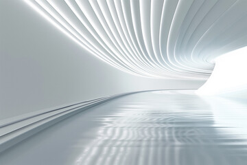 Naklejka premium Futuristic 3D Virtual Space Background