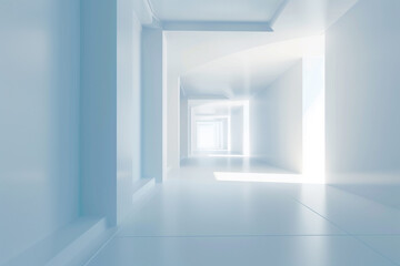 Futuristic 3D Virtual Space Background