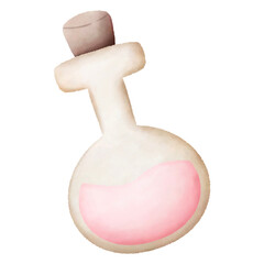 Cute Kawaii Pink Potion in Halloween Season