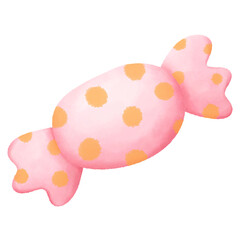 Cute Kawaii Sweet Candy in Halloween Season