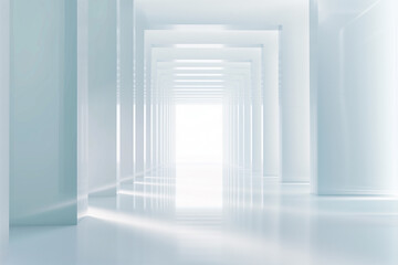 Obraz premium Futuristic 3D Virtual Space Background