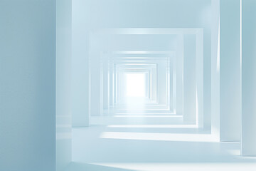 Futuristic 3D Virtual Space Background