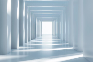 Obraz premium Futuristic 3D Virtual Space Background