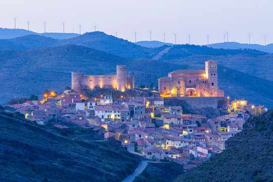 Cornago view. Alhama valley. La Rioja. Spain. Europe