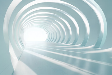 Futuristic 3D Virtual Space Background