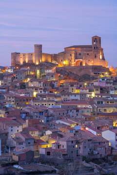 Cornago view. Alhama valley. La Rioja. Spain. Europe
