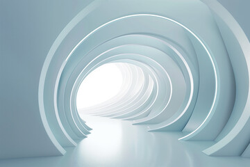 Fototapeta premium Futuristic 3D Virtual Space Background