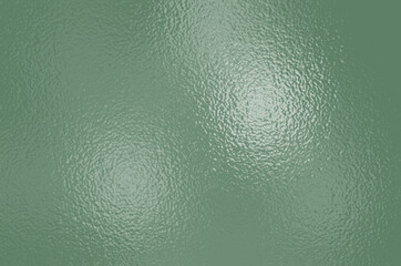 Soft green foil glass texture background. Abstract gradient bright light reflection and shiny rough texture surface. Glass effect background 