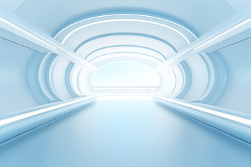 Obraz premium Futuristic 3D Virtual Space Background