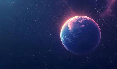 Obraz premium graphics of space, planets, and astronauts on a white background.