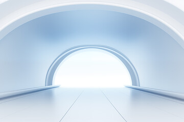 Futuristic 3D Virtual Space Background