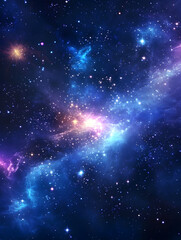 Obraz premium graphics of space, planets, and astronauts on a white background.