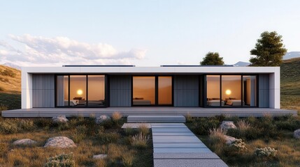 Modern sustainable underground eco-home