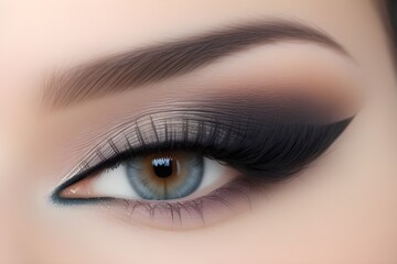 Fototapeta premium Vibrant Eyeshadow Palette Isolated on White Background