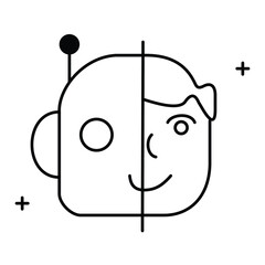 Future Technology and Innovation Vector Icon Design, smart systems, advanced technology, future concepts