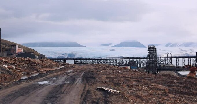 The Ghostly Soviet Pyramiden City, Svalbard In Summer, Arctic