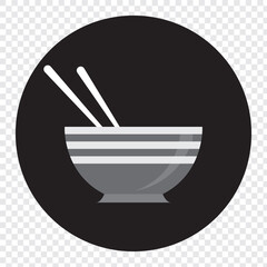 Bowl Vector Icon. EPS 10.