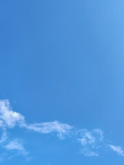 blue sky and clouds