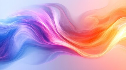 Obraz premium Abstract Colorful Swirling Lines Background