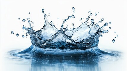 Water Splash Crown  Blue Splash  Liquid Drop  Water Droplet  Abstract Water  Crystal Clear Water
