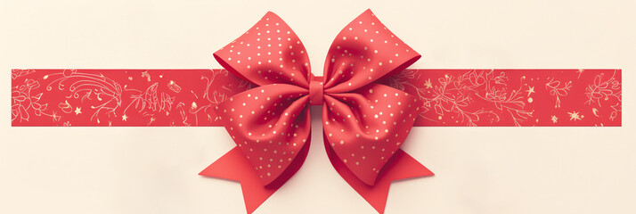 ribbon and gift bow
