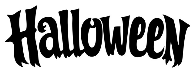 Halloween text VECTOR ILUSTRATION