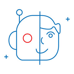 AI and Futuristic Tech Vector Icon Design, robotics, digital future, virtual reality, automation, smart systems, advanced technology