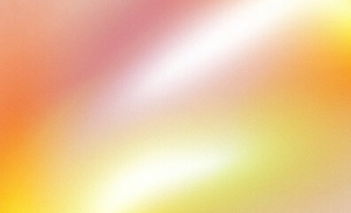 Obraz premium Abstract orange yellow red color neon glowing blurred grainy wave background, grainy noisy banner backdrop design, noise grainy neon gradient wave backdrop design, poster, web banner.