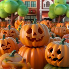 halloween pumpkin and pumpkins