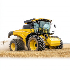 Obraz premium Combine Harvester Isolated