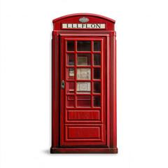 Obraz premium London Phone Box Isolated