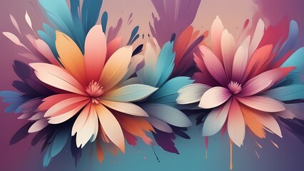 abstract colorful gradient background design wallpaper