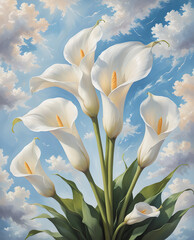 White Calla Lily Flower