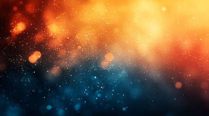 Fototapeta premium Grainy Gradient Background in Teal, Orange, White, and Blue Tones