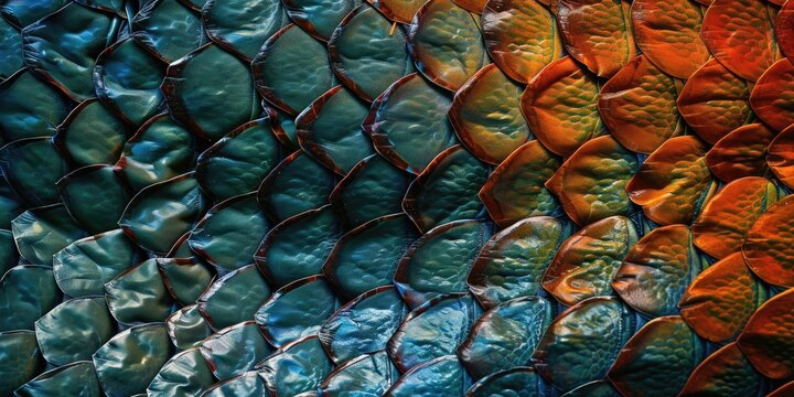 Genuine Python Skin Pattern Creation