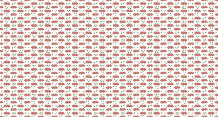 Obraz premium poinsettia seamless pattern background. Red flower background