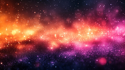 Naklejka premium Abstract Grainy Background in Orange, Purple, Magenta, Pink, and White Tones