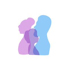 silhouette of a people