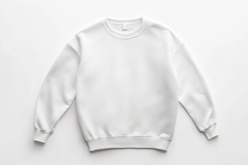 Elegant mockup of a plain sweatshirt displayed on a neutral background