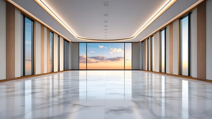 Obraz premium Corporate boardroom of an extraterrestrial resource mining company, focusing on interplanetary extraction of valuable materials for use in Earth’s industries and economy, 