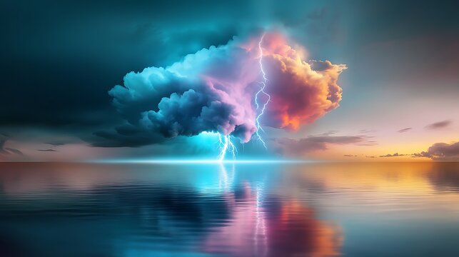 Company specializing in creating artificial meteorological phenomena, offering stunning, controlled weather events like storms or rainbows as artistic experiences for outdoor shows, 