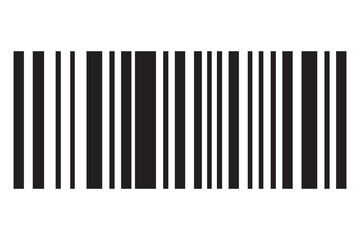 Barcode product distribution icon. Vector illustration on isolated transparent background. Business concept barcode pictogram.