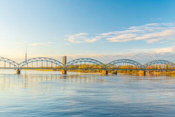 Fototapeta premium Old Town Riga city skyline, cityscape of Latvia