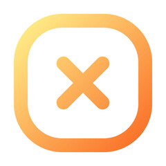 Obraz premium Multiply Icon Gradient Outline Style