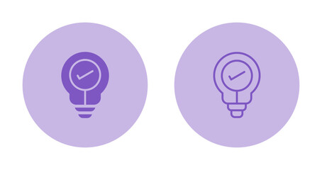 Lightbulb Vector Icon