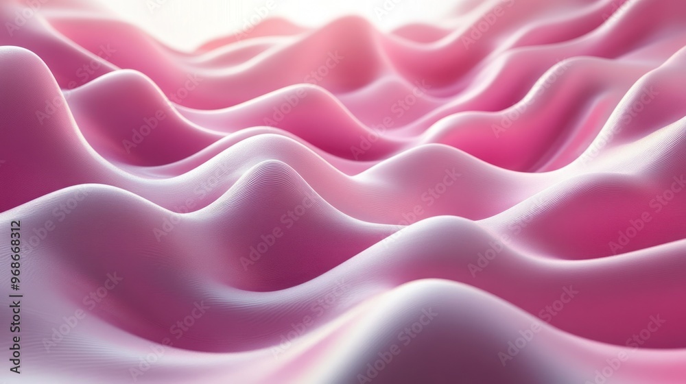 Poster Abstract Pink Wave Background