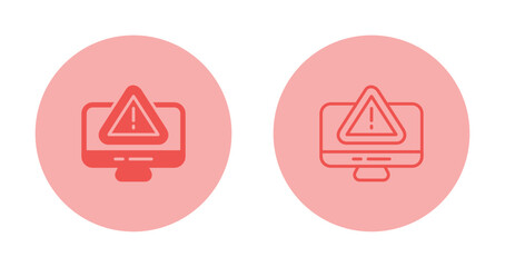 Cyber Danger Vector Icon