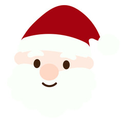 かわいいサンタクロースのイラスト